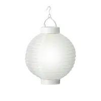 Kaemingk Lampion 20cm weiß Outdoor Deko Partylicht