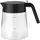 Stelton Kaffeekanne Nohr 1200 ml Glas Schwarz