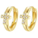 Dear Me Creolen Hope Huggie Gold 585 9mm