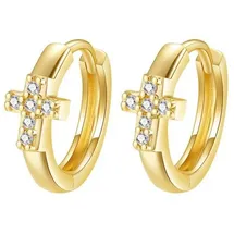 Dear Me Creolen Hope Huggie Gold 585 9mm