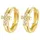 Dear Me Creolen Hope Huggie Gold 585 9mm
