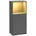 F510HFGK Anthrazit/Gold MDF