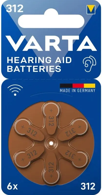 Kompatible Batterie A312 Cros Fashion CROS-FA HdO Fusion CROS-FS Hörverstärker