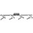 just light. LED-Deckenleuchte 8-flg. stahl