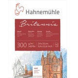 Hahnemühle Aquarellblock Britannia 24,0 x 32 cm 300 g/qm 12 Blatt