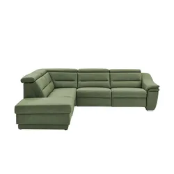 Kollektion Kraft Ecksofa  Ivonne ¦ grün ¦ Maße (cm): B: 294 T: 245.0