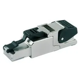 Telegärtner Stecker CAT 6A geschirmt 100023039 Stecker, gerade Polzahl Sensoren 8P8C Metall 1 St.