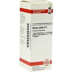 AVENA SATIVA D 2 Dilution 20 ml
