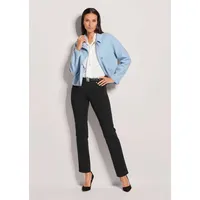 Madeleine Wollblazer mit Klappkragen und Pattentaschen in bleu | Gr.: 40