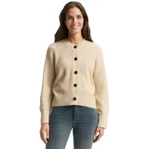 Tom Tailor Strickjacke sand stone beige melange L