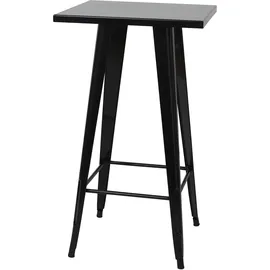 MCW Stehtisch A73 60 x 105 x 60 cm Schwarz