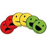 Legamaster Agile Smiley gemischt Magnete Motiv, Kunststoff Ø 5,0 cm, 6 St.