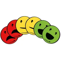 Legamaster Agile Smiley gemischt Magnete Motiv, Kunststoff Ø 5,0 cm, 6 St.