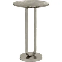 Mirrors and More Beistelltisch Silber Metall 38 x 61 cm