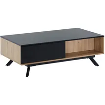 FineBuy Couchtisch Eiche Braun 110 x 60 x 38 cm