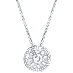 Elli Coin Münze Sonne Antik Vintage 925er Silber Ketten   Damen 