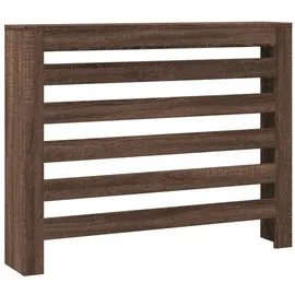 vidaXL Heizkörperverkleidung Braun Eiche 104x20x82 cm Holzwerkstoff