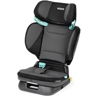 Peg Perego Viaggio Flex Autositz ISOFIX mit fortschrittlicher Technologie, verstellbar, klappbar, verstärkte Rückenlehne, für Kinder von 100 bis 150 cm (3-12 Jahre), 15-36 kg, Crystal Black