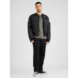 Alpha Industries Ma-1 Puffer Bomberjacke Black 2XL
