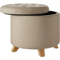 Tectake 403966 Hocker & Sitzkissen