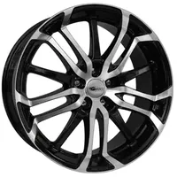 BROCK B26 7,5 x 17 5 x 110 ET38 Schwarz Glanz Vollpoliert