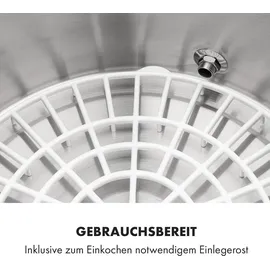 Klarstein Lady Marmalade Einkochautomat 27 l Edelstahl