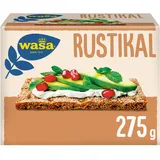 Wasa Knäckebrot Rustikal – Knuspriges, herzhaftes Knäckebrot – 12er Pack (12 x 275g)