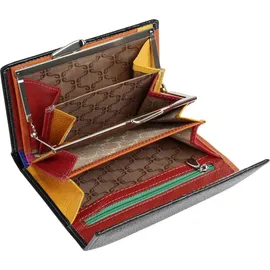 Samantha look Geldbörse Damen Portemonnaie schwarz