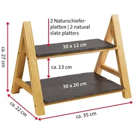 Westmark Etagere Tapas + Friends braun