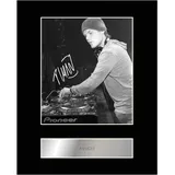 Fotodruck mit Autogramm von Avicii