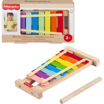 Fisher-Price HXV13 Fisher-Price Farbenfrohes Holz-Xylophon,
