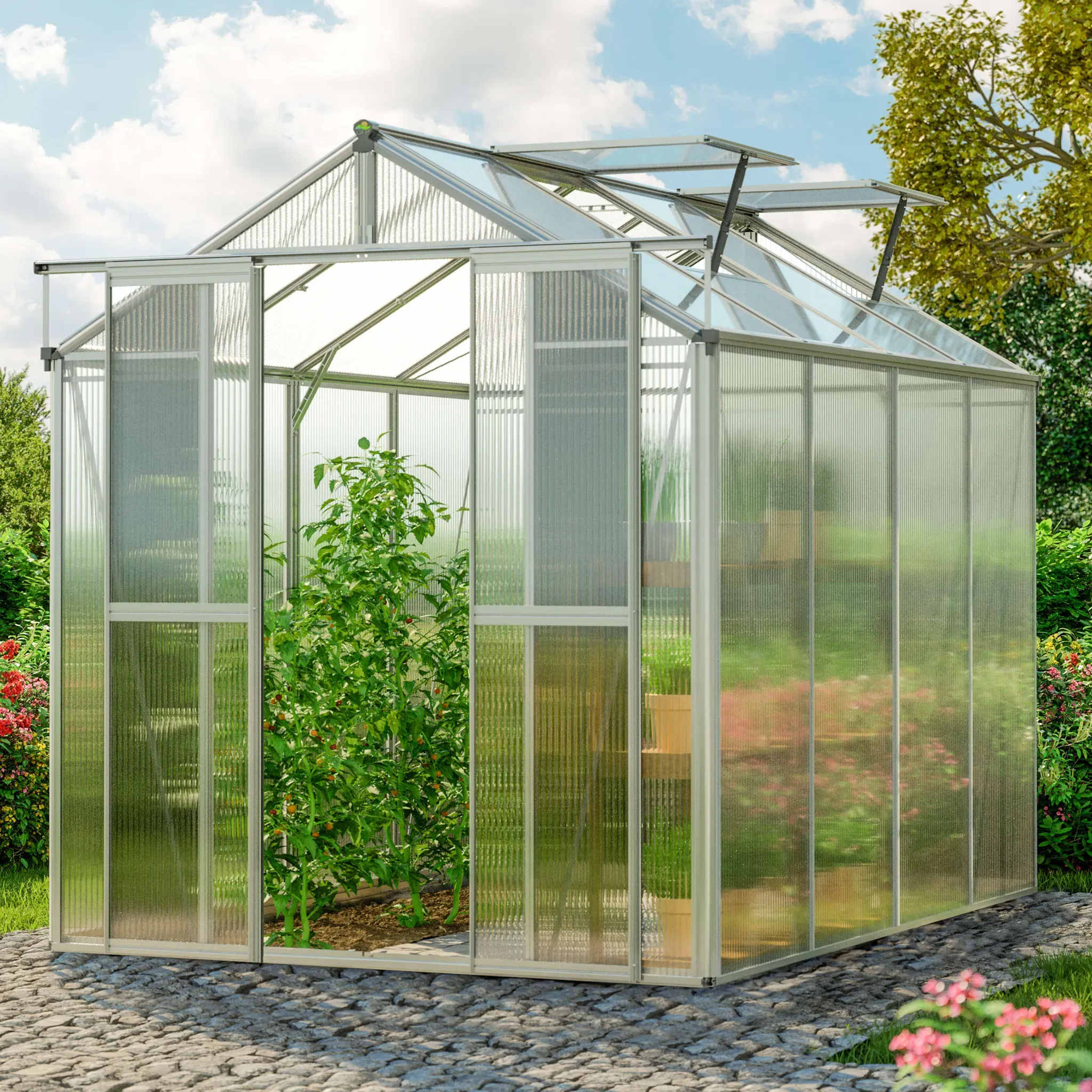 GFP Hobby 179 x 259 cm Serra, 6 mm lastre alveolari a doppio strato - (GFPV00835)