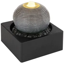 GLOBO LED-Brunnen Fontana 4-flammig Anthrazit 180 x 180 x 175 mm