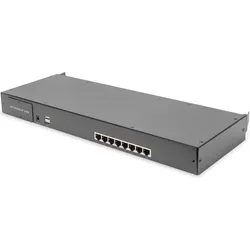 Digitus Cat.5 KVM module 8-Port für modularisierte KVM-Konsole, KVM Switch, Schwarz