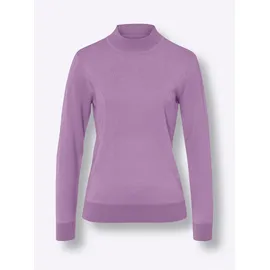 Sieh an! Stehkragen-Pullover Rosa 42