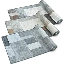 Floordirekt Teppich-Läufer auf Maß Lucano Beige 80x200 cm