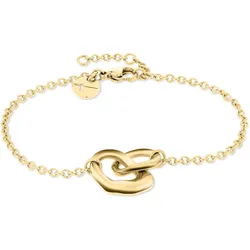 Armband TAMARIS "Schmuck Geschenk Edelstahl Armkette Organic Shapes", gold (gelbgoldfarben), Armbänder, Damen, Edelstahl