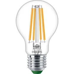 PHILIPS Classic LED Lampe, LED CLA 60W E27 A60 2700K CL, transparent
