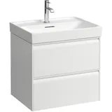 Laufen MEDA Waschtischunterbau, 2 Schubladen, inklusive Ordnungssystem, zu H810113, 584x448x515mm, H4215720112601, Farbe: weiß matt