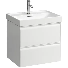 Laufen MEDA Waschtischunterbau, 2 Schubladen, inklusive Ordnungssystem, zu H810113, 584x448x515mm, H4215720112601, Farbe: weiß matt