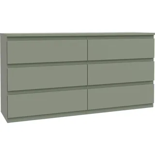 Forte Kommode »Edmore«, große Kommode, grifflose Front, Stauraum, 6 Schubladen