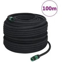 vidaXL Tropfschlauch 100 m Schwarz