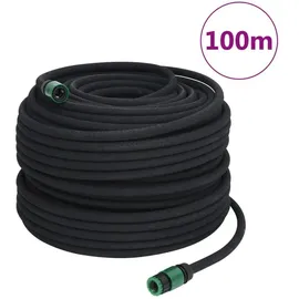 vidaXL Tropfschlauch 100 m Schwarz