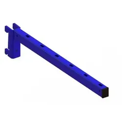 Kragarm vierkant 600x40x30mm 140kg enzianblau RAL 5010 KF.besch. Kunststoffkappe - enzianblau