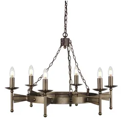 Elstead Lighting Kronleuchter Cromwell 6xE14 H:59 Ø:81