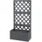 [en.casa] Pflanzkasten mit Spalier Amstelveen 135 x 65 x 30 cm Grau