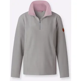 Classic Basics Fleeceshirt Sweatshirt Grau 44