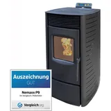 NEMAXX Pelletofen P9 Pelletofen 11 kW WiFi-Ready schwarz