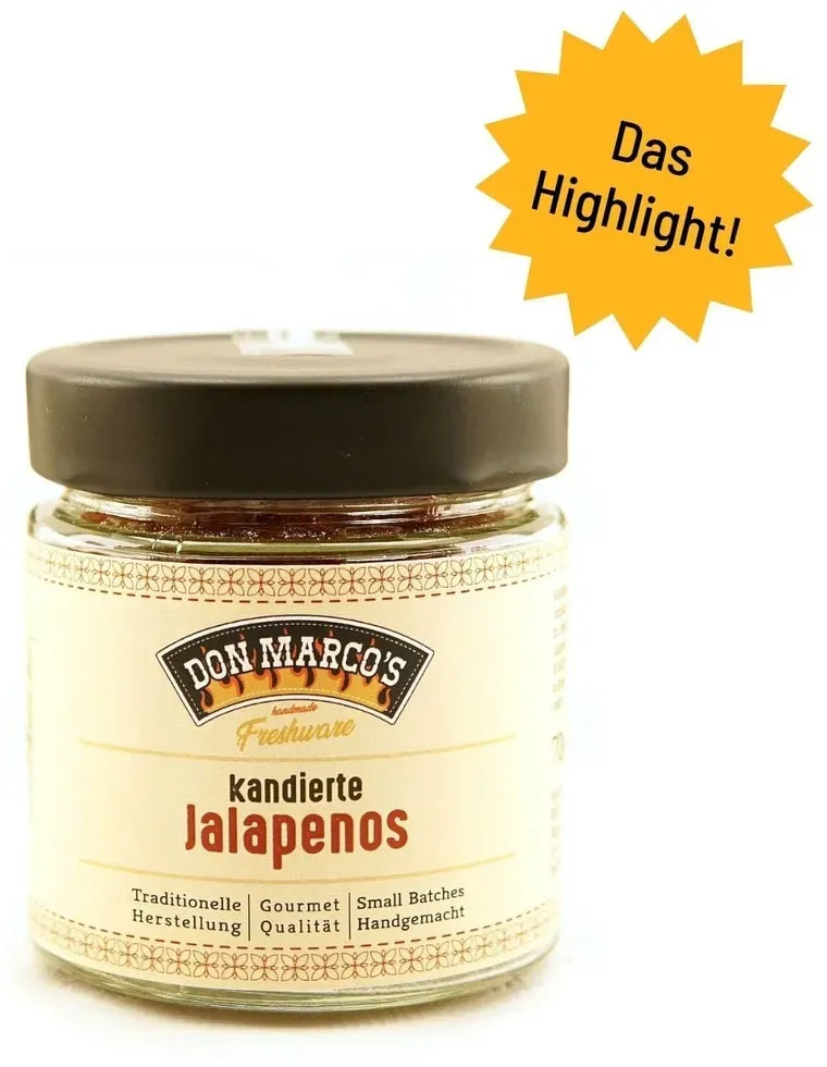 Don Marcos kandierte Jalapenos, 70g