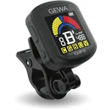 Gewa Stimmgerät Clip-3 mit 360 Grad-Drehung, 4-Farb LCD, mehrfach-Modi